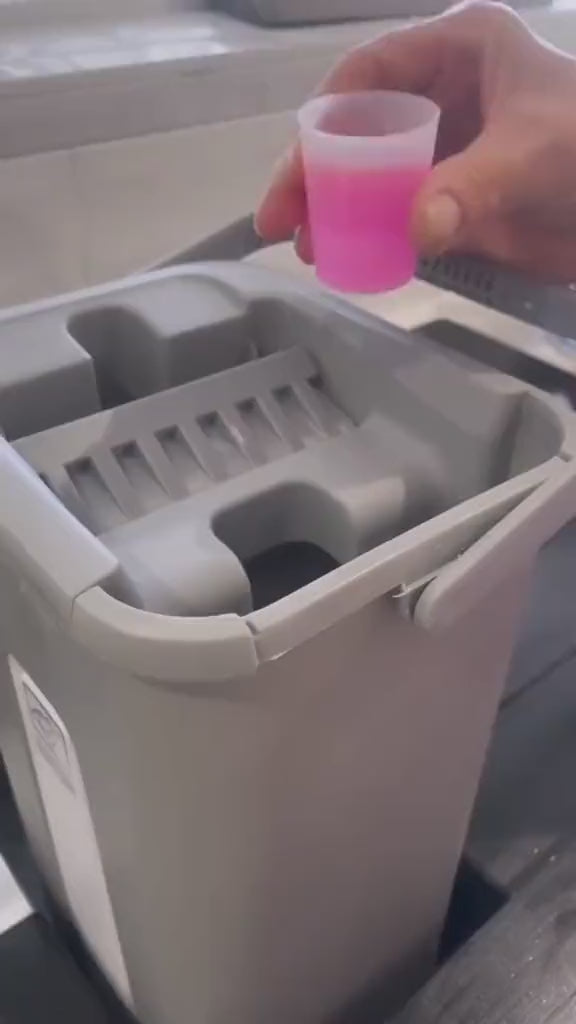 طقم الممسحة السحرية مع دلو الفصل الذكي - لتنظيف أسهل وجهد أقل